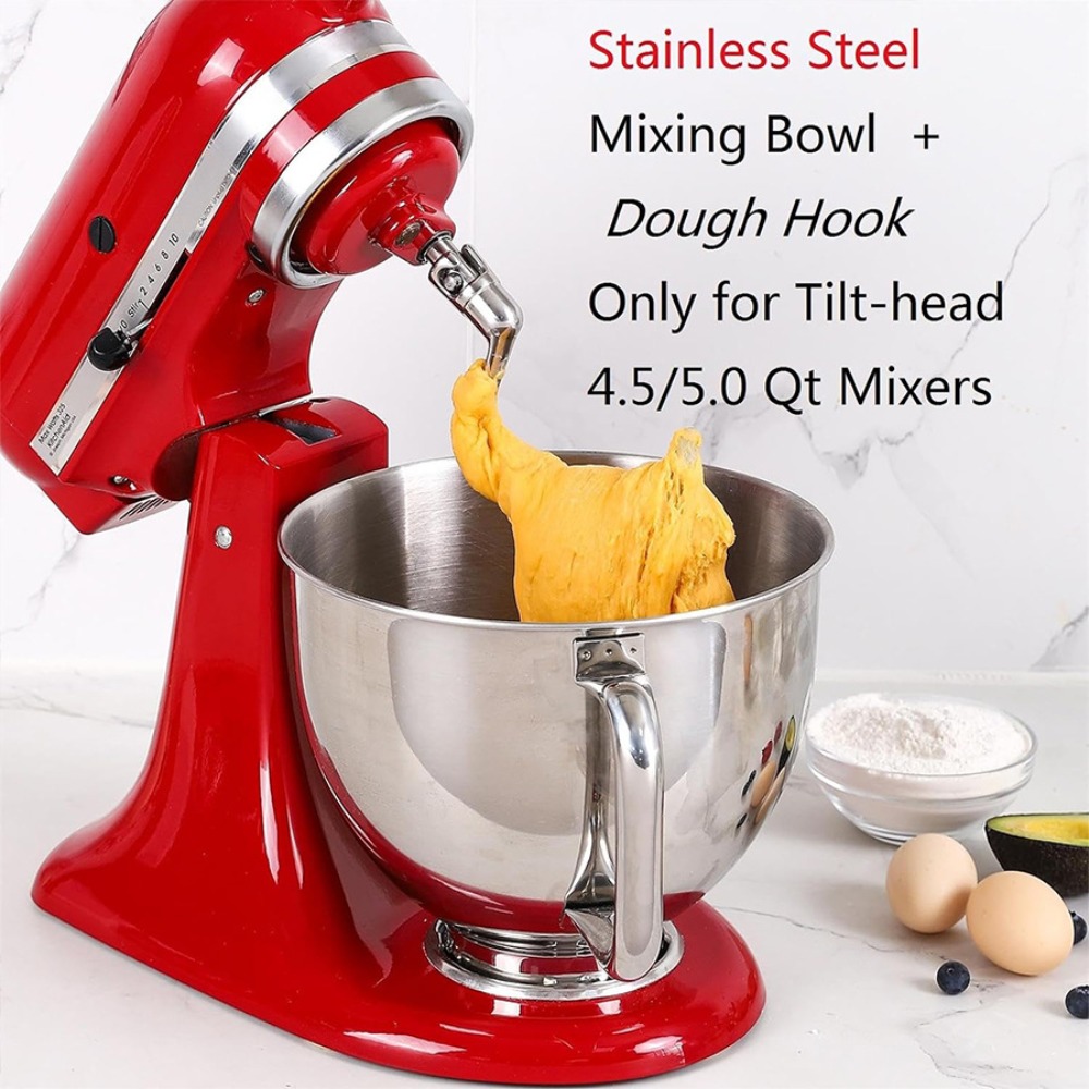 Kitchenaid Mixer Artisan 5Qt - Tigela misturadora de aço inoxidável de