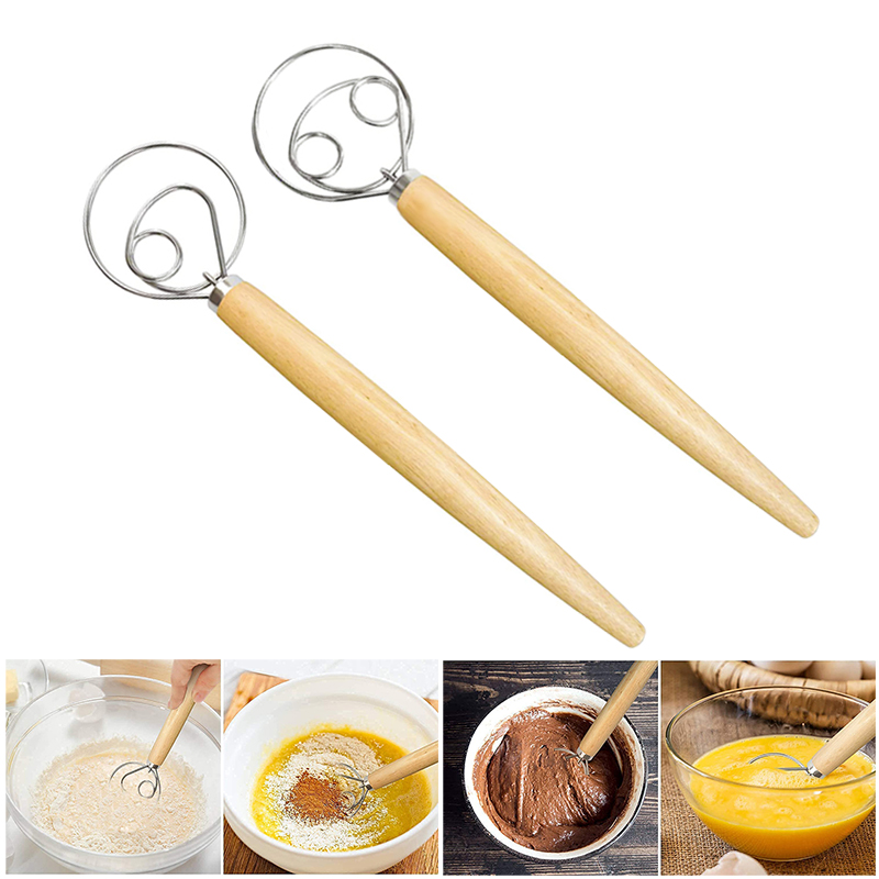Danish Pancake Pan - Grande mão dinamarquesa batedor de massa