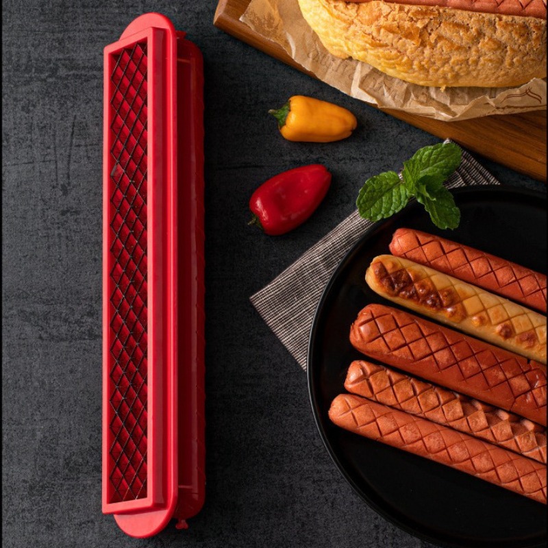 Hot Dog Press - Novo cortador de cachorro-quente multifuncional de