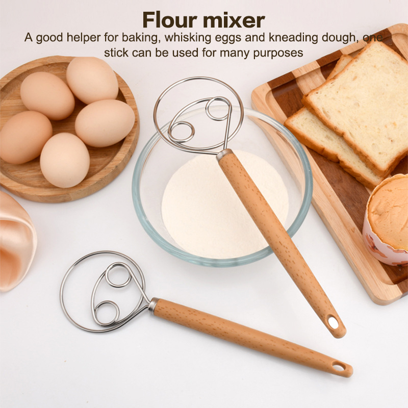 Danish Pancake Pan - 10 Polegada criativo mão liquidificador diy