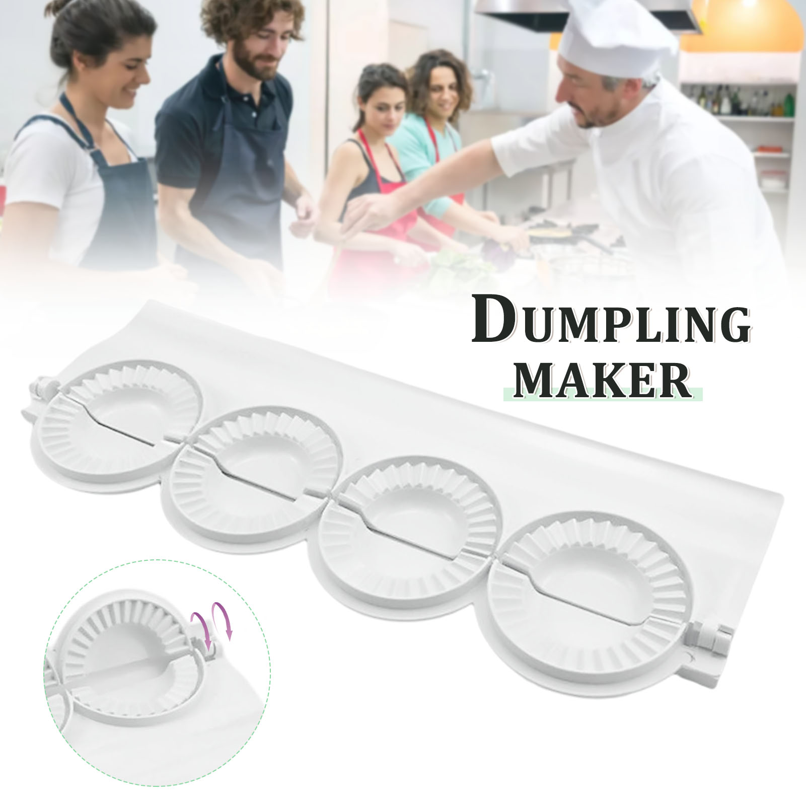 Dumpling Press Set - Grande diy bolinho molde imprensa de