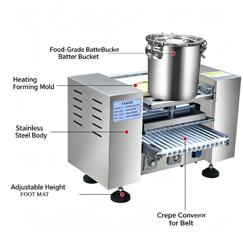Máquina Automática Comercial d - Spring Roll Wrapper avaliação e preço