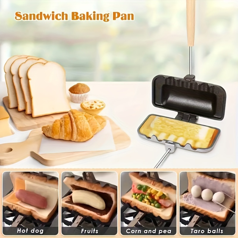 1 pçs café da manhã sanduíche  - Hot Dog Press avaliação e preço