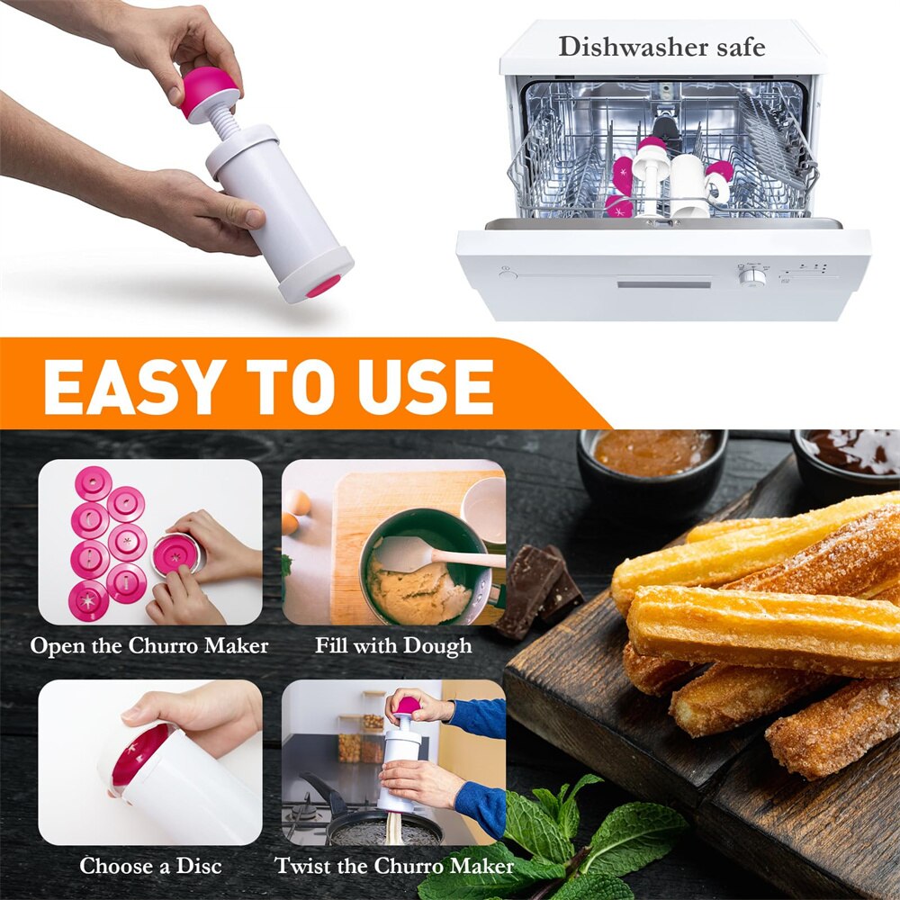 Kit de fabricante de churro de - Churros Maker Gun avaliação e preço