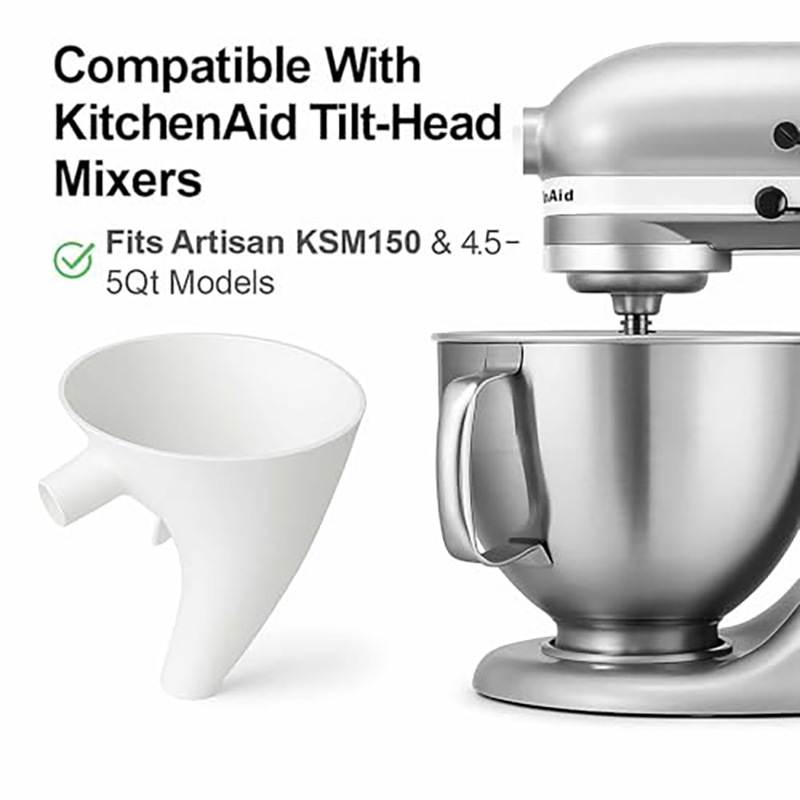 1 unidade de funil de farinha  - Kitchenaid Mixer Artisan 5Qt avaliação e preço