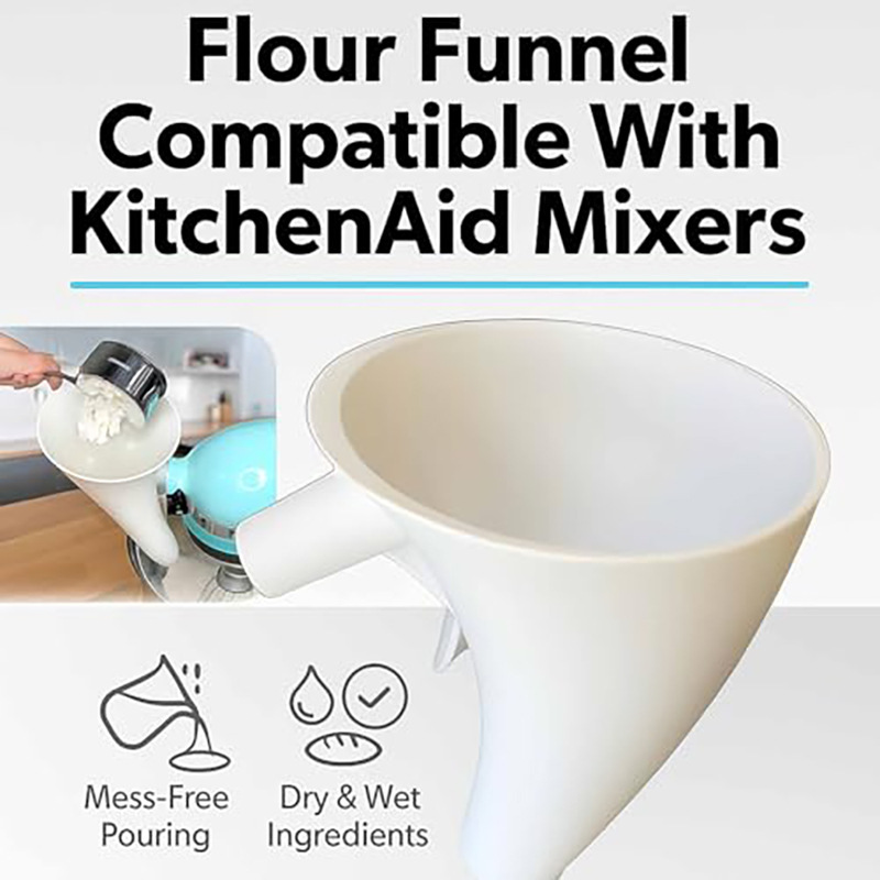 1 unidade de funil de farinha  - Kitchenaid Mixer Artisan 5Qt avaliação e preço