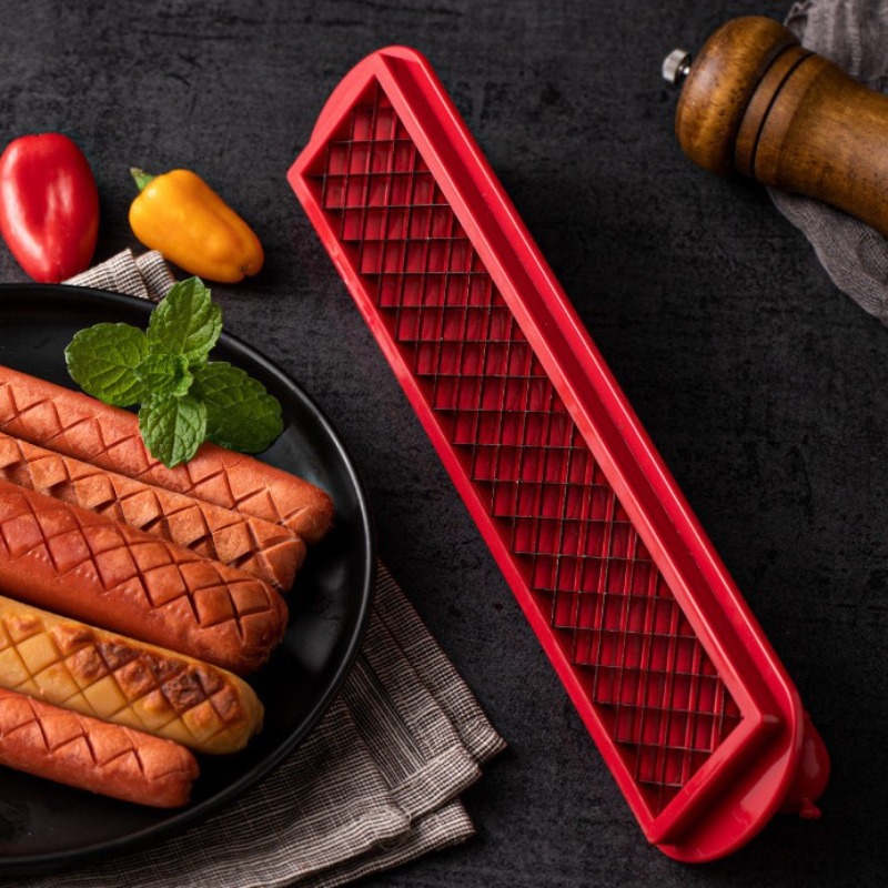 Novo cortador de cachorro-quen - Hot Dog Press avaliação e preço