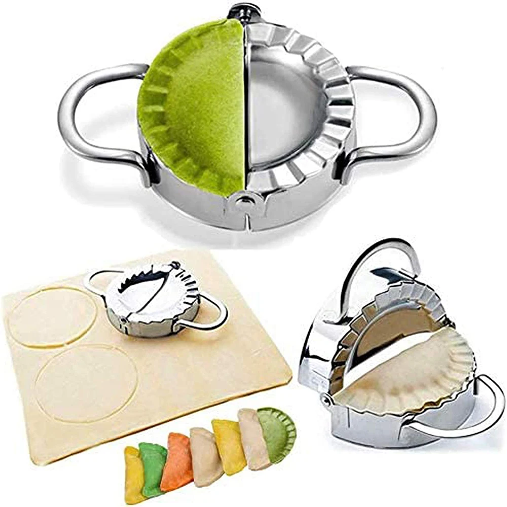 Molde de bolinho de aço inoxid - Dumpling Press Set avaliação e preço