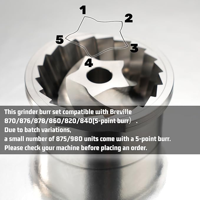 Conjunto de Rebarbas Cónicas d - Breville Espresso Bes870 avaliação e preço
