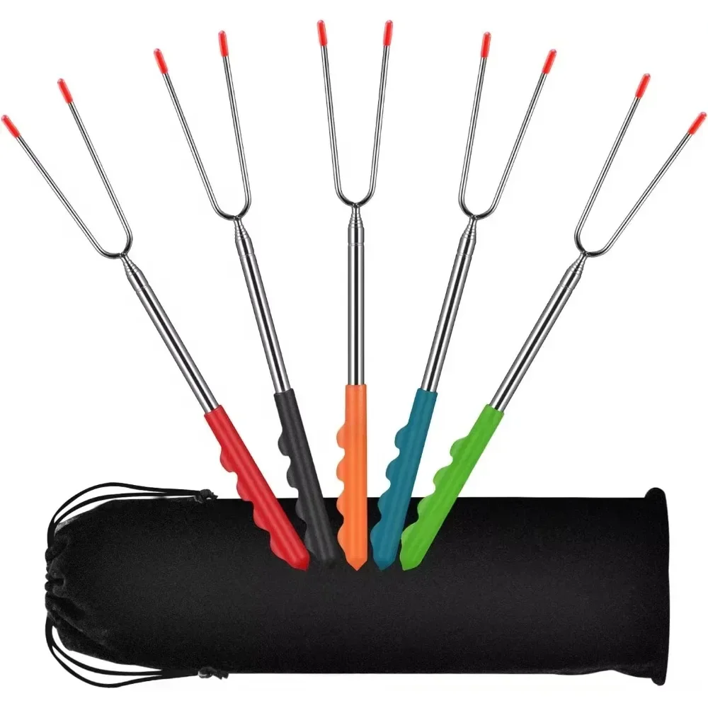 Novo garfos para churrasco tel - Corn Dog Stick avaliação e preço