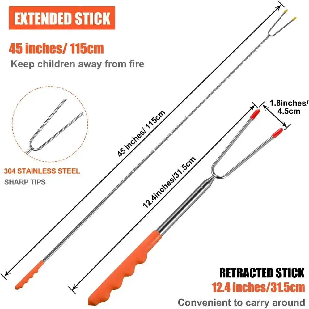 Novo garfos para churrasco tel - Corn Dog Stick avaliação e preço